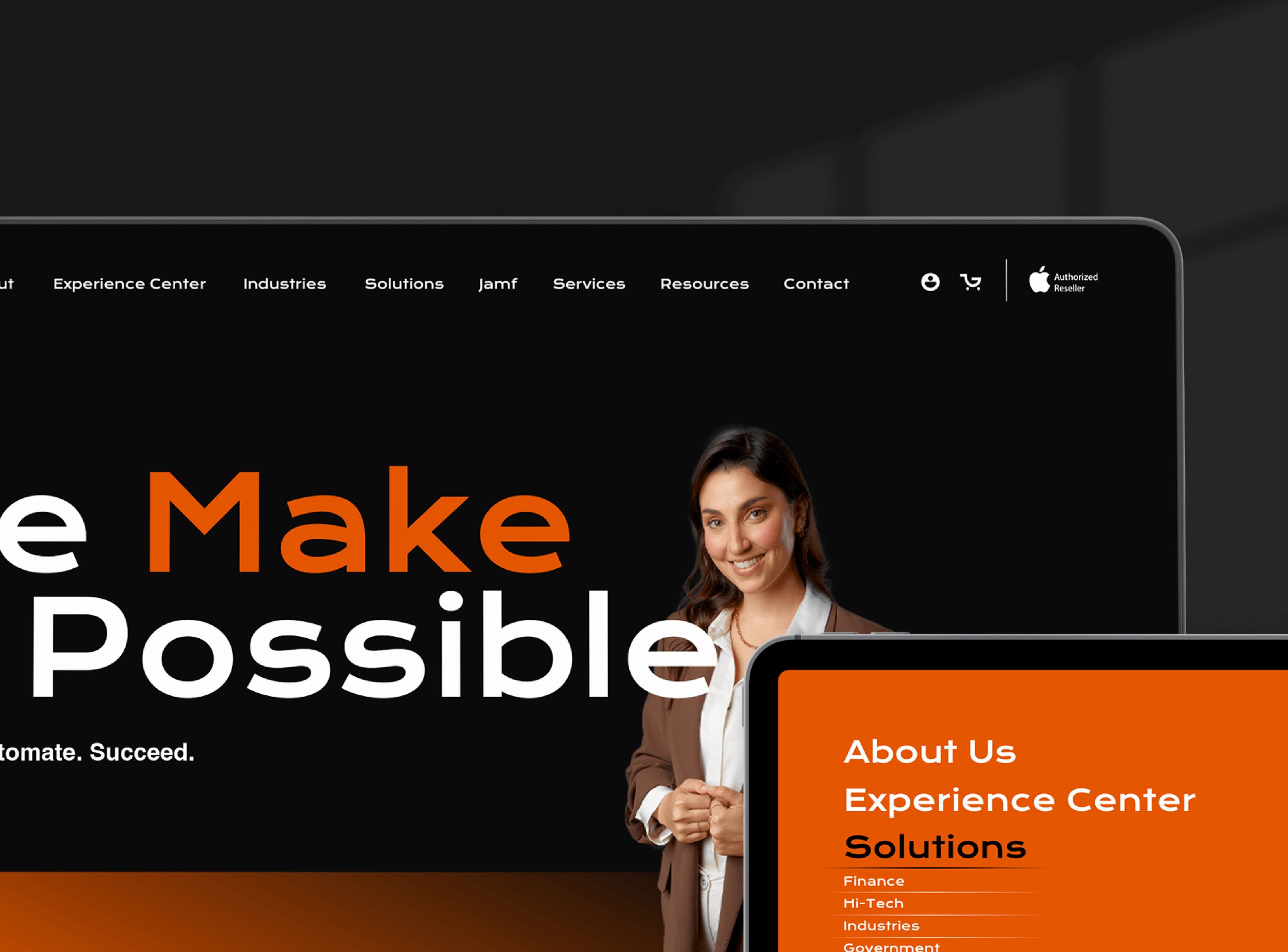 Desktop version of wediggit website.