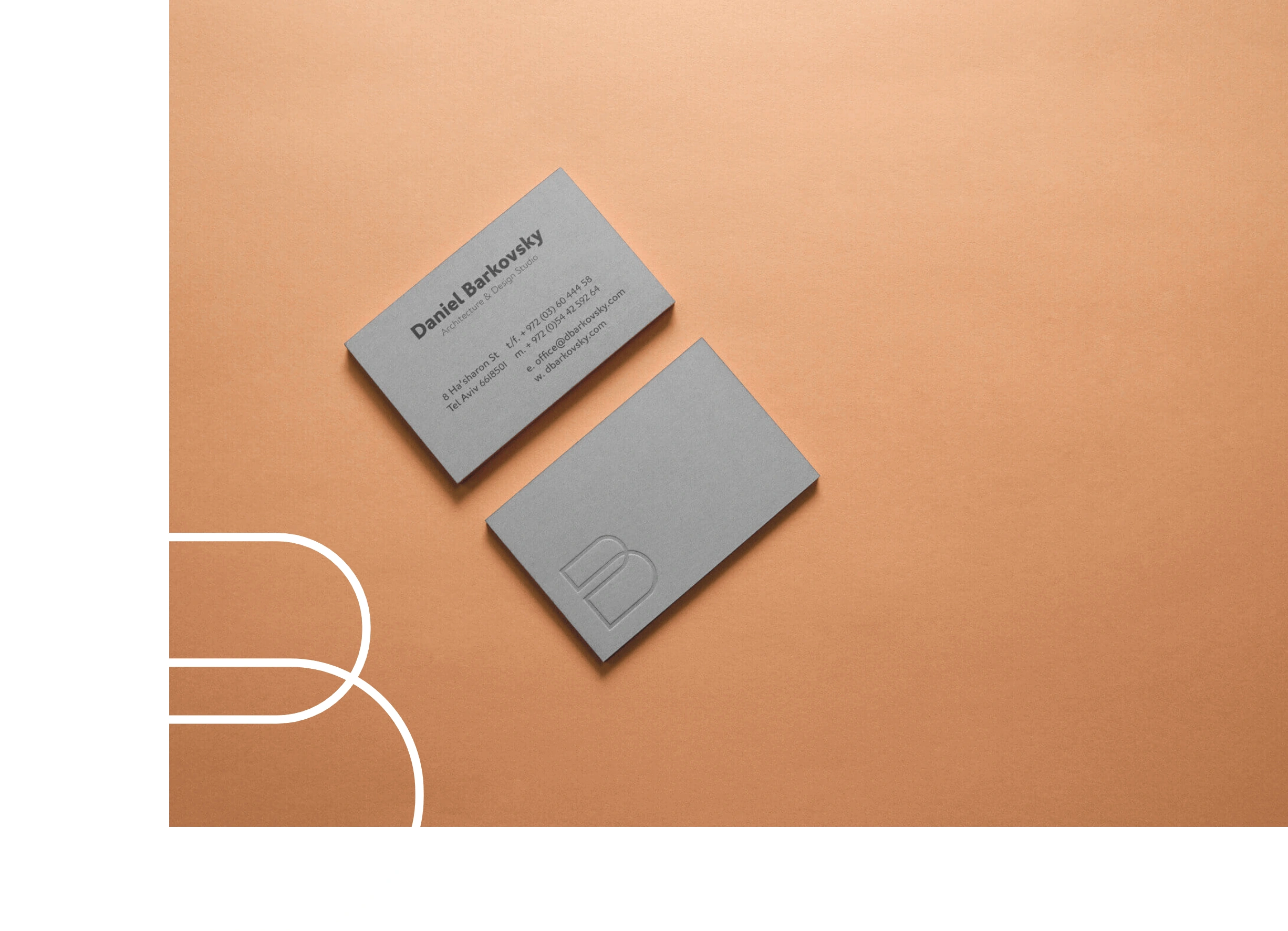 Barkovsky business cards and symbol.