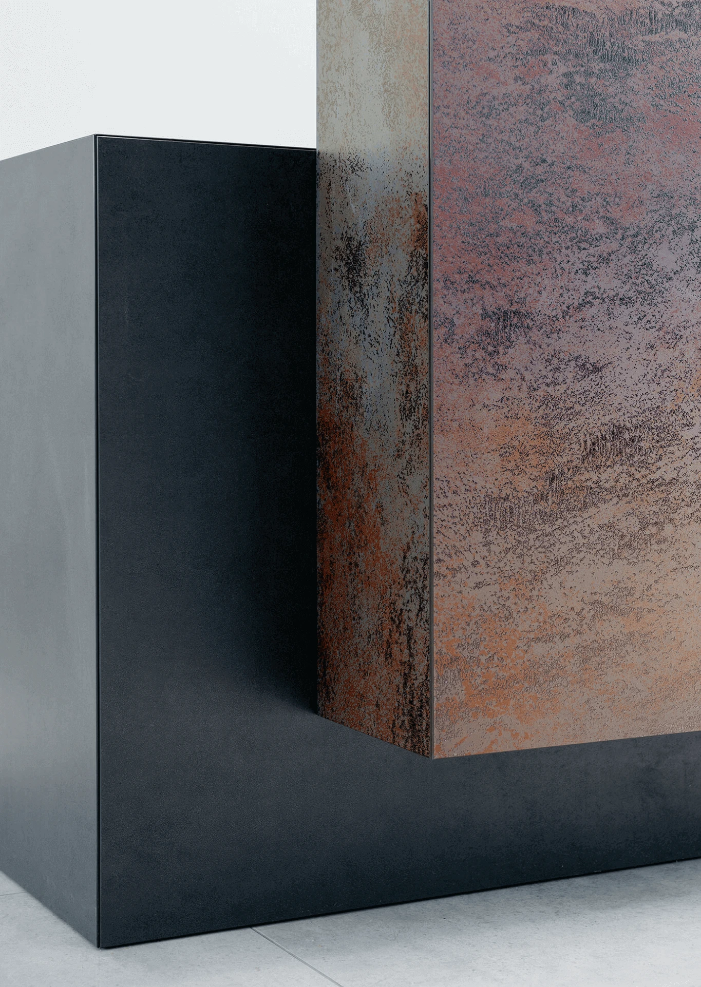 Porcelain granite counter.