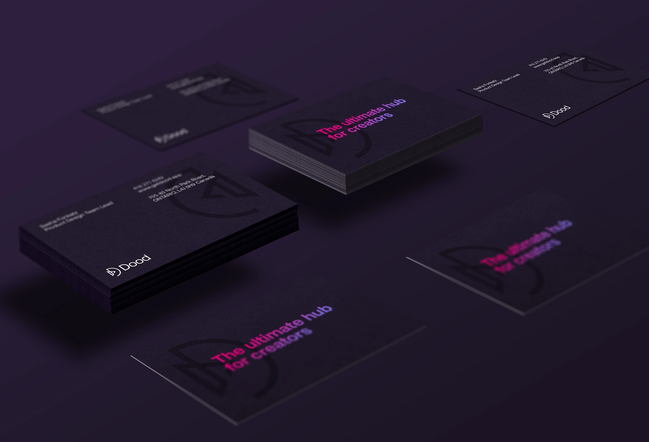 Dood business cards.