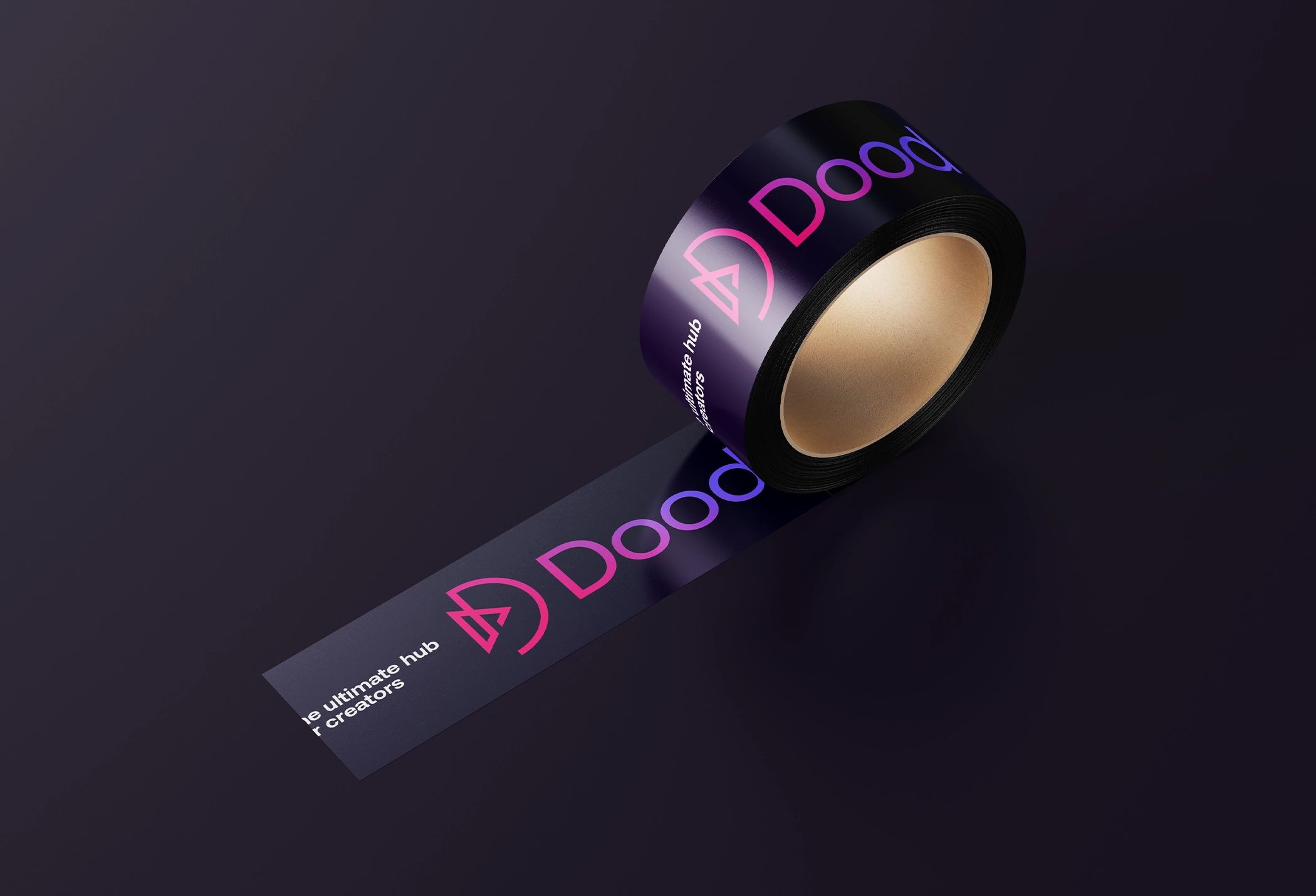 Adhesive paper from Dood company.