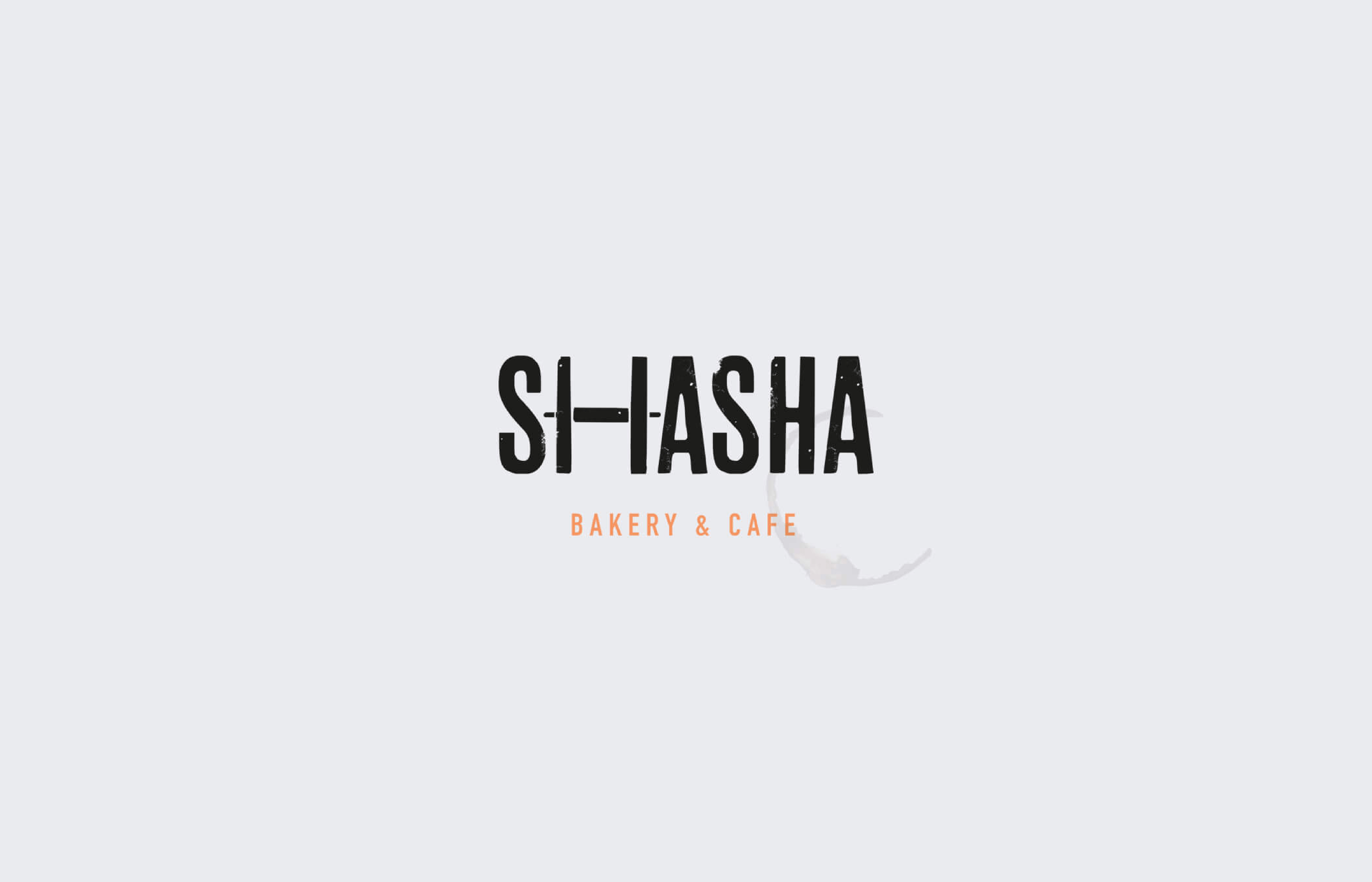 Logo of Shasha Bakery.